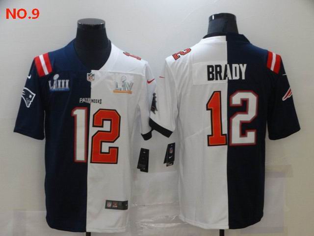 Men's Tampa Bay Buccaneers #12 Tom Brady Jesey NO.9;